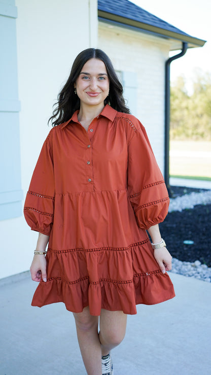 Peace of Christ Orange Dress