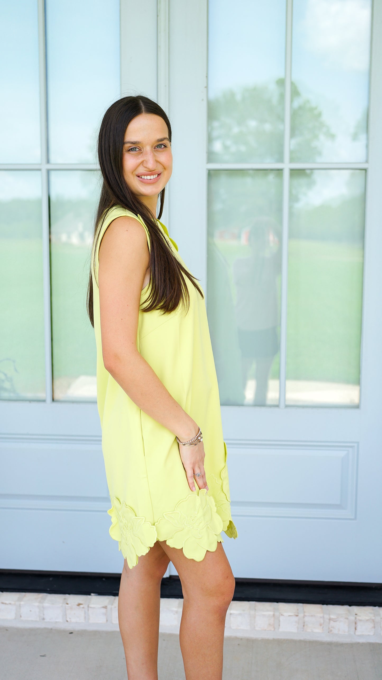 Evening In Chartreuse Dress