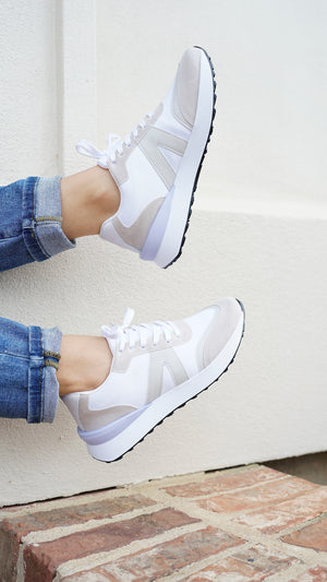 On The Run White Sneakers