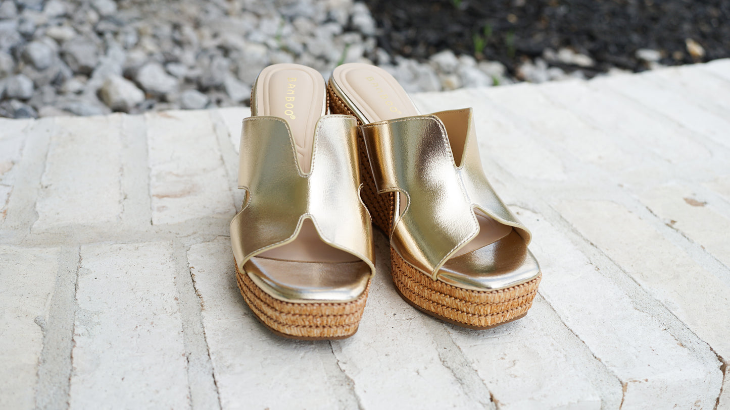 New Beginnings Gold Wedges