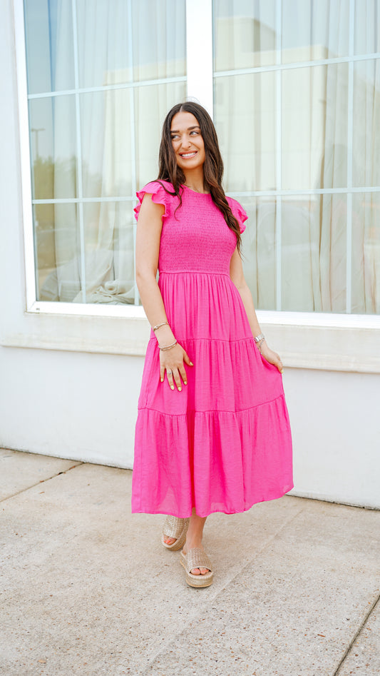 Plain and Simple Pink Dress