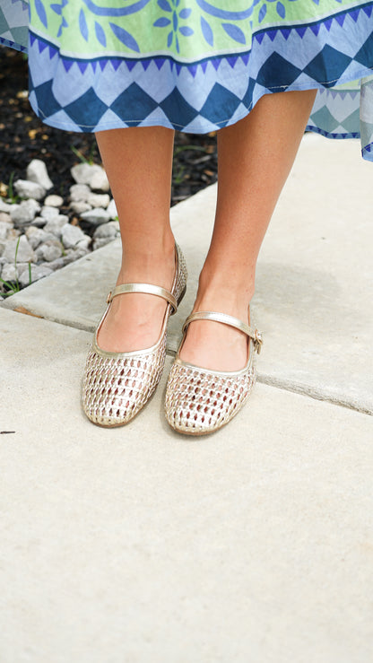 Golden Hour Ballet Flats