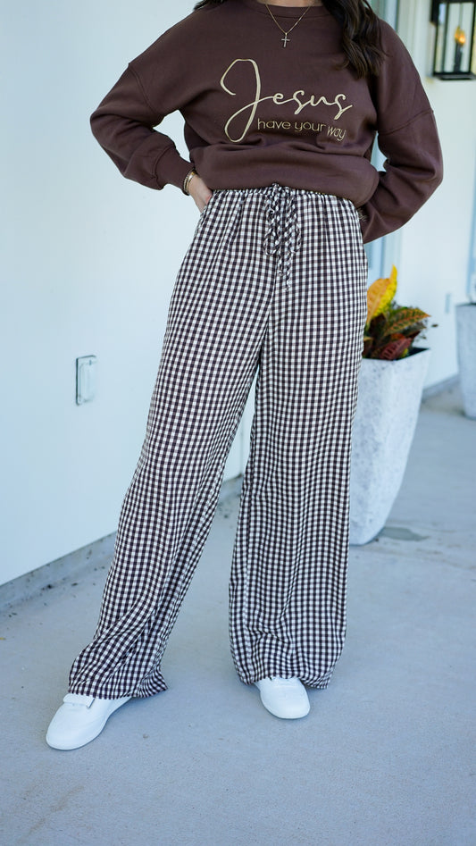 Gorgeous in Gingham Pants
