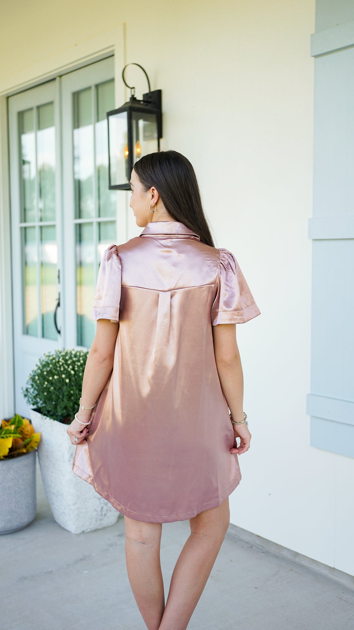 Keep It Classy Metallic Dress