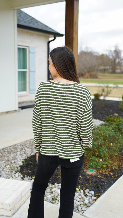 Simple In Stripes Top