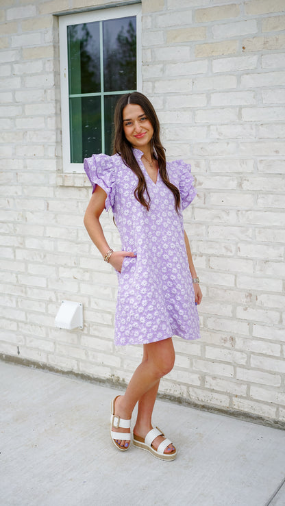 Frolick In Lavender Dress