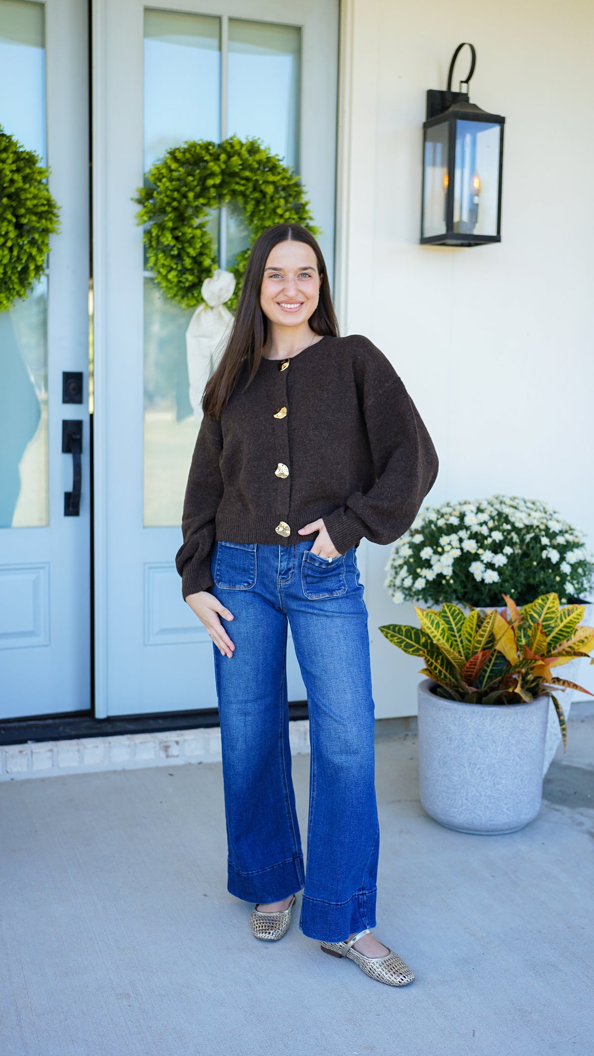 Love at First Sight Chocolate Cardigan
