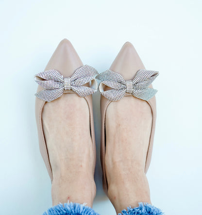 Neutral Glam Flats