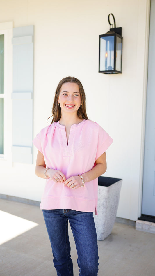 Easy Going Pink Top