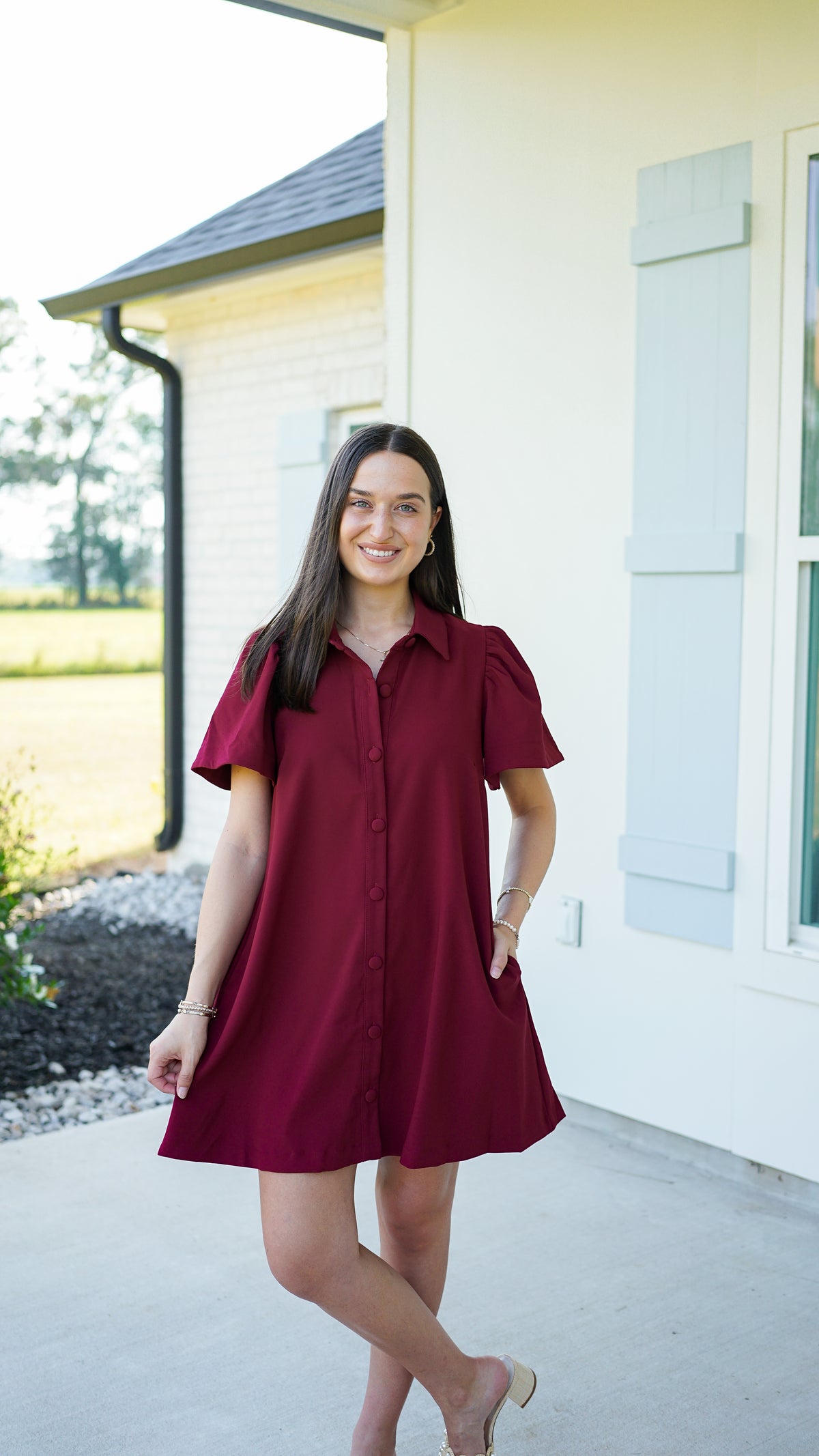 Keep It Classy Wine Dress