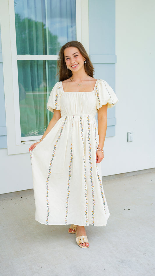 Romance In Floral Dress