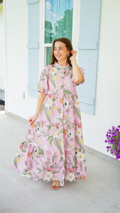 Let Go and Let God Rose Dress