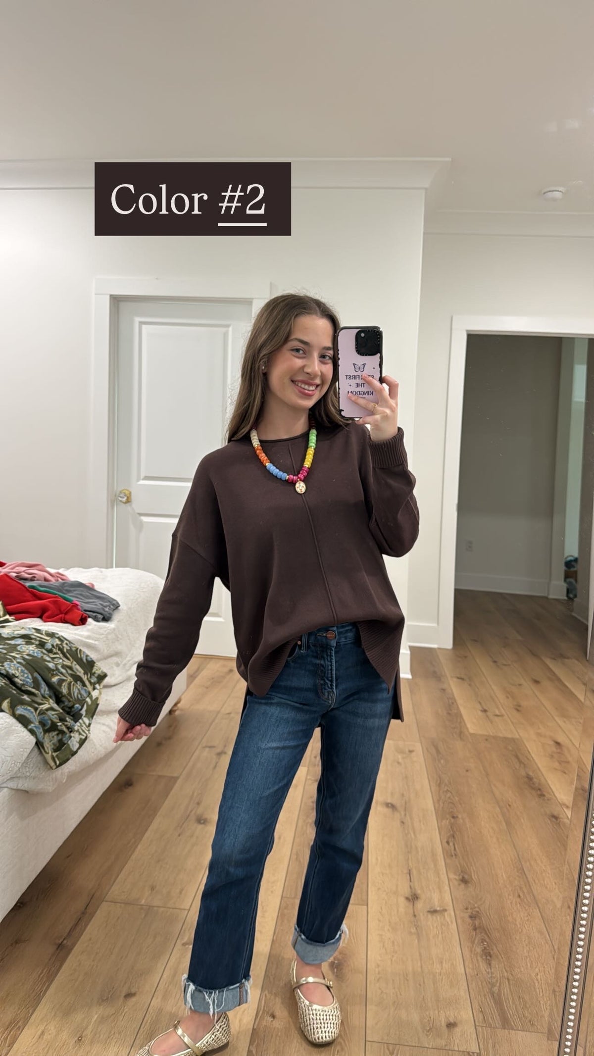 Nothing Like It Brown Sweater