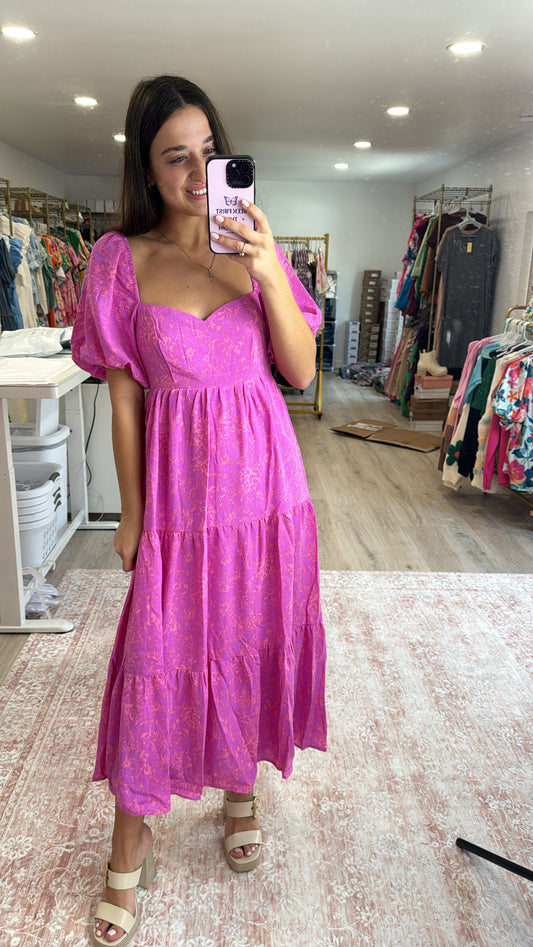 Sunset Cruise Midi Dress