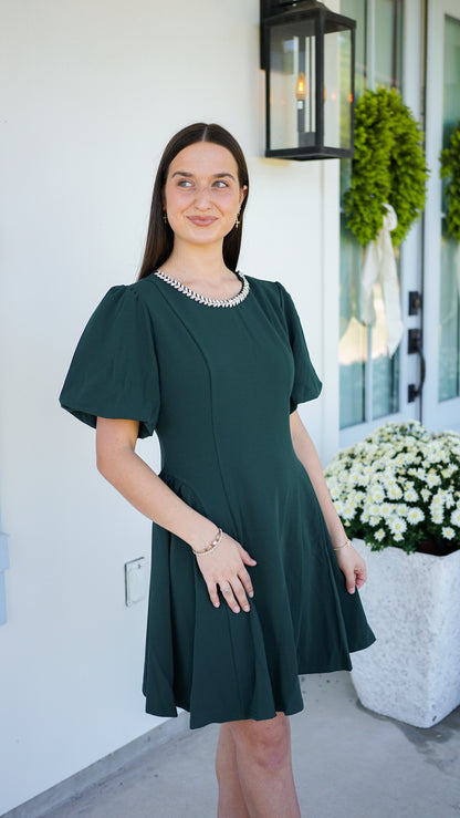 Elegant In Emerald Dress