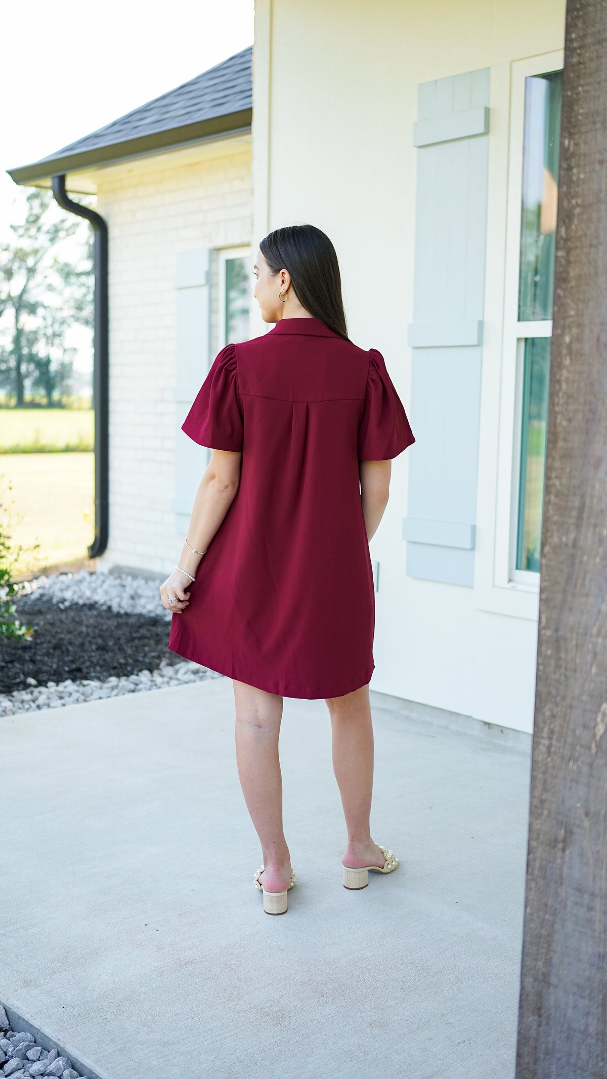 Keep It Classy Wine Dress