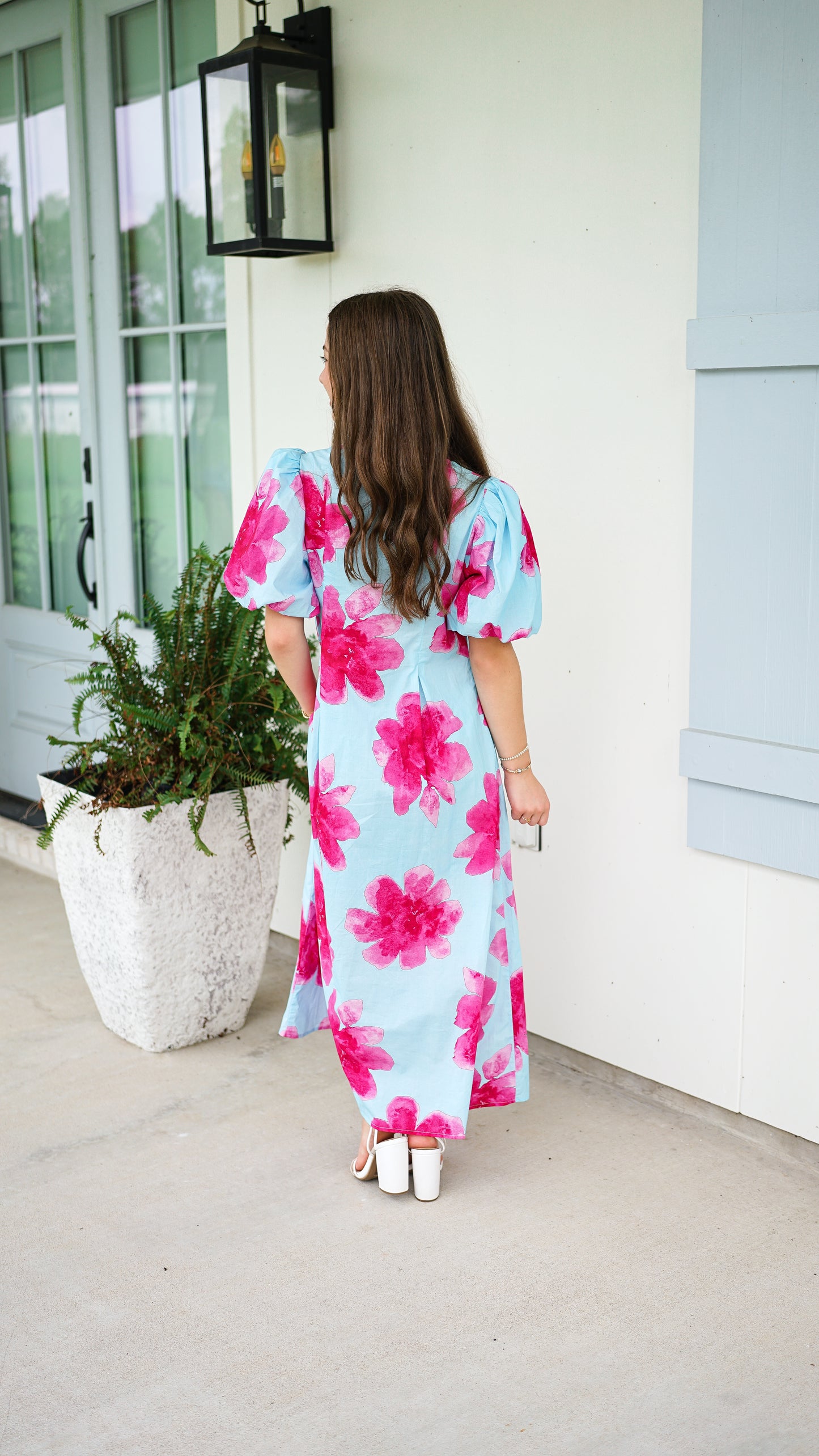 Nothing Ordinary Aqua Midi Dress