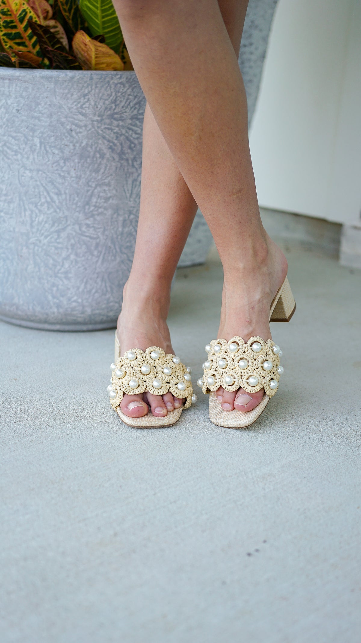 Pretty In Pearls Heels