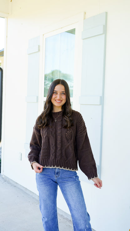 Better In Brown Sweater