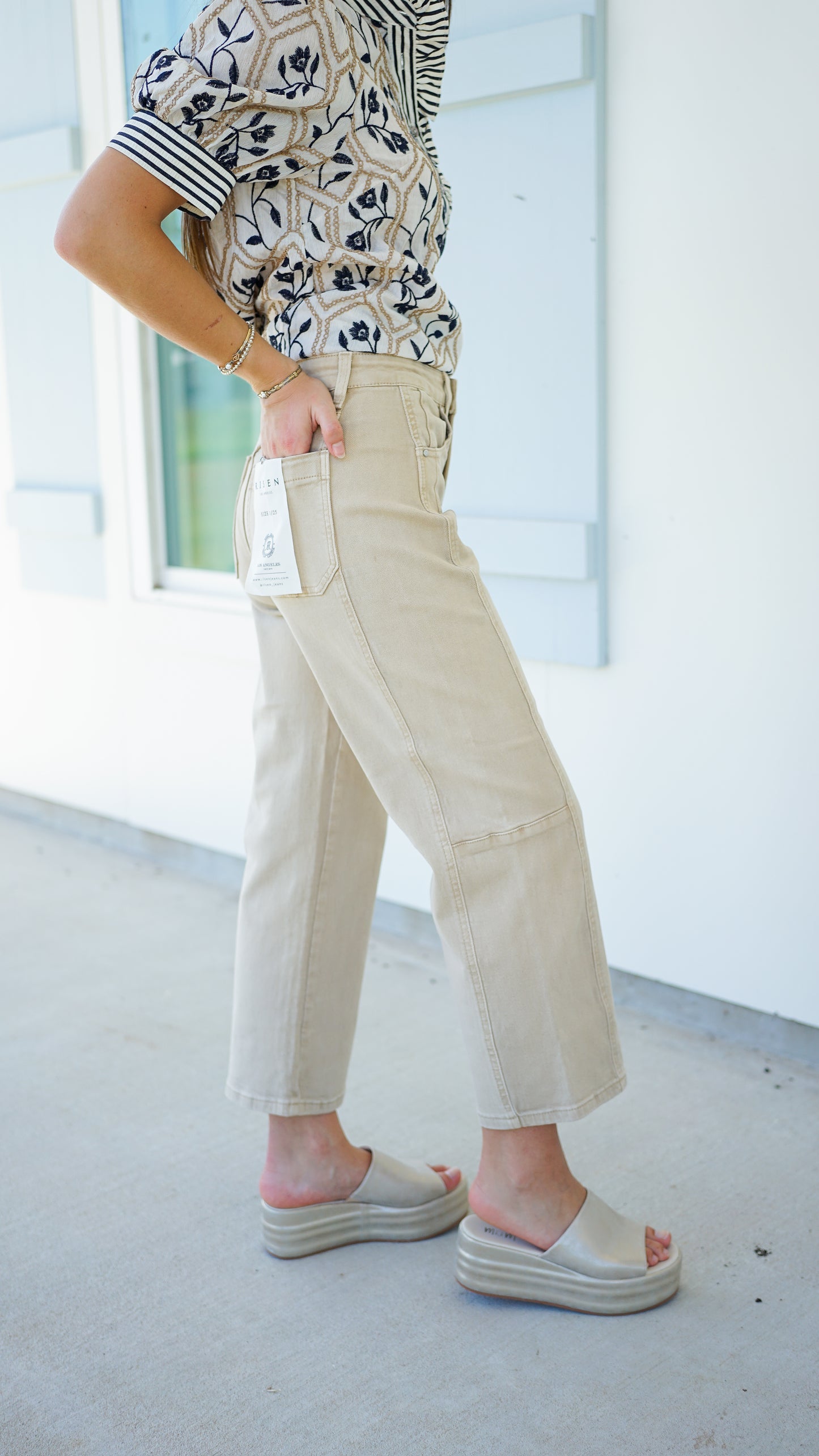 Clear It Up Latte Jeans