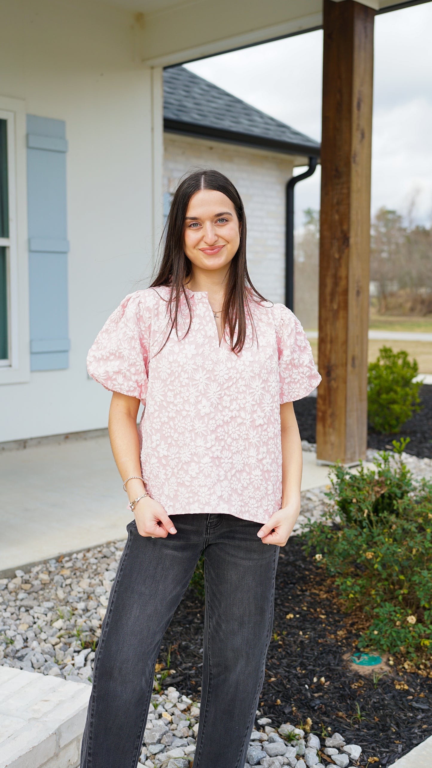 Grace Upon Grace Cream Top