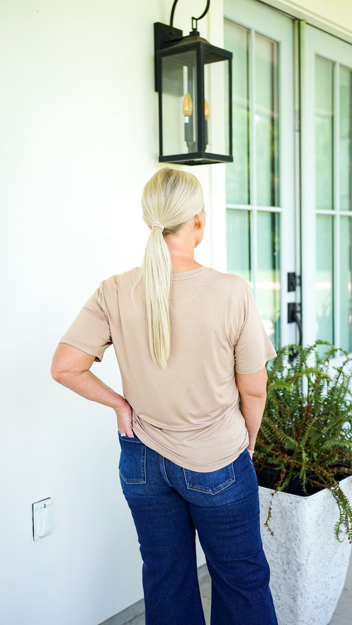 Back To The Basics Tan Top