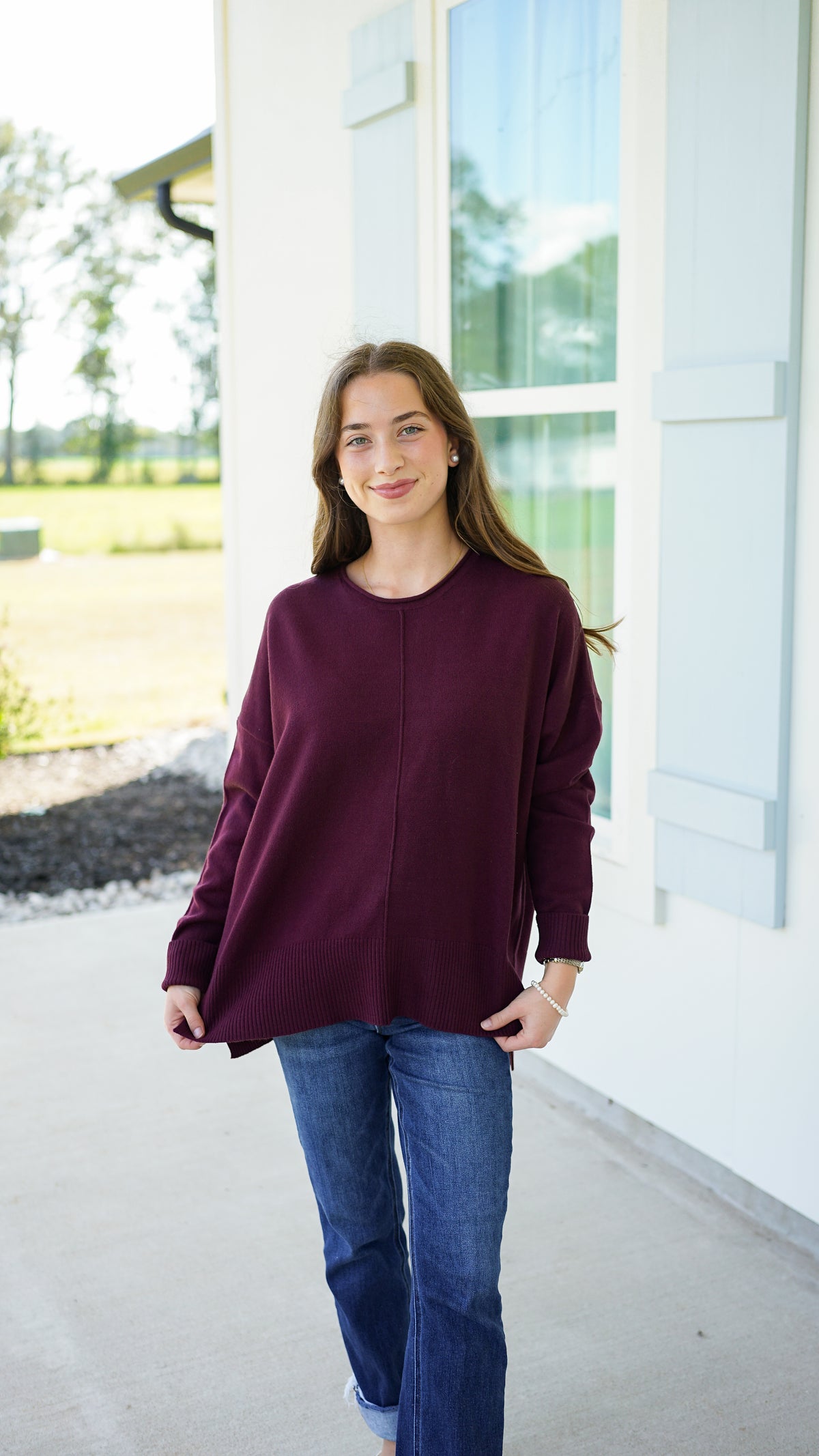 Nothing Like It Wine Sweater