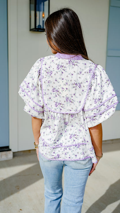 Live In Lavender Top