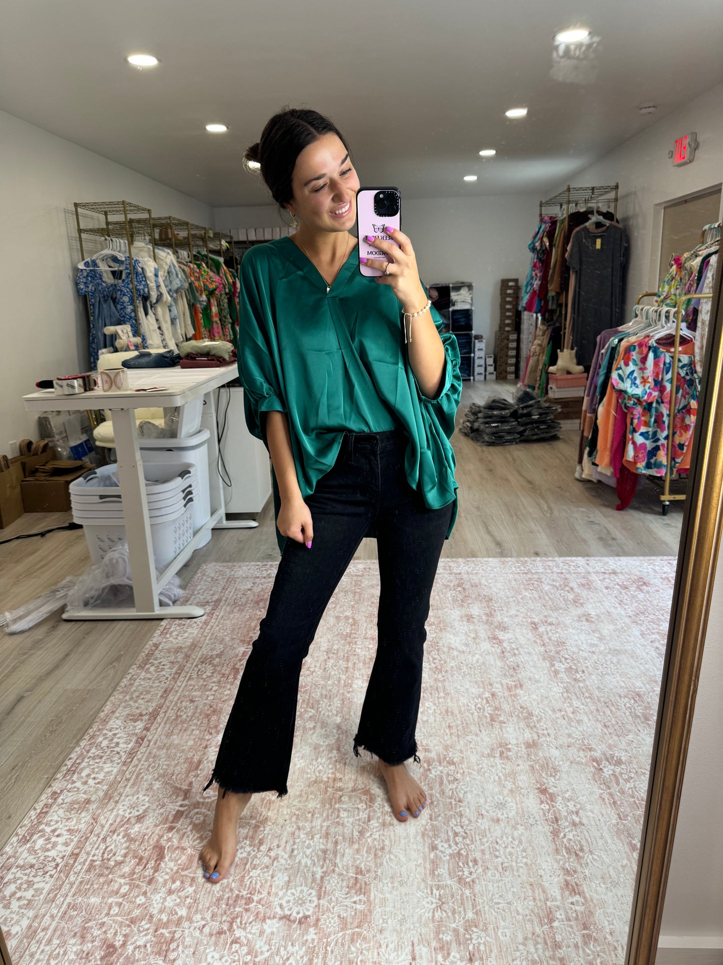 Back To The Basics Emerald Top