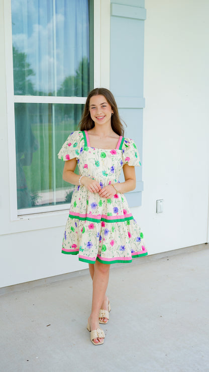 Fun In Floral Dress