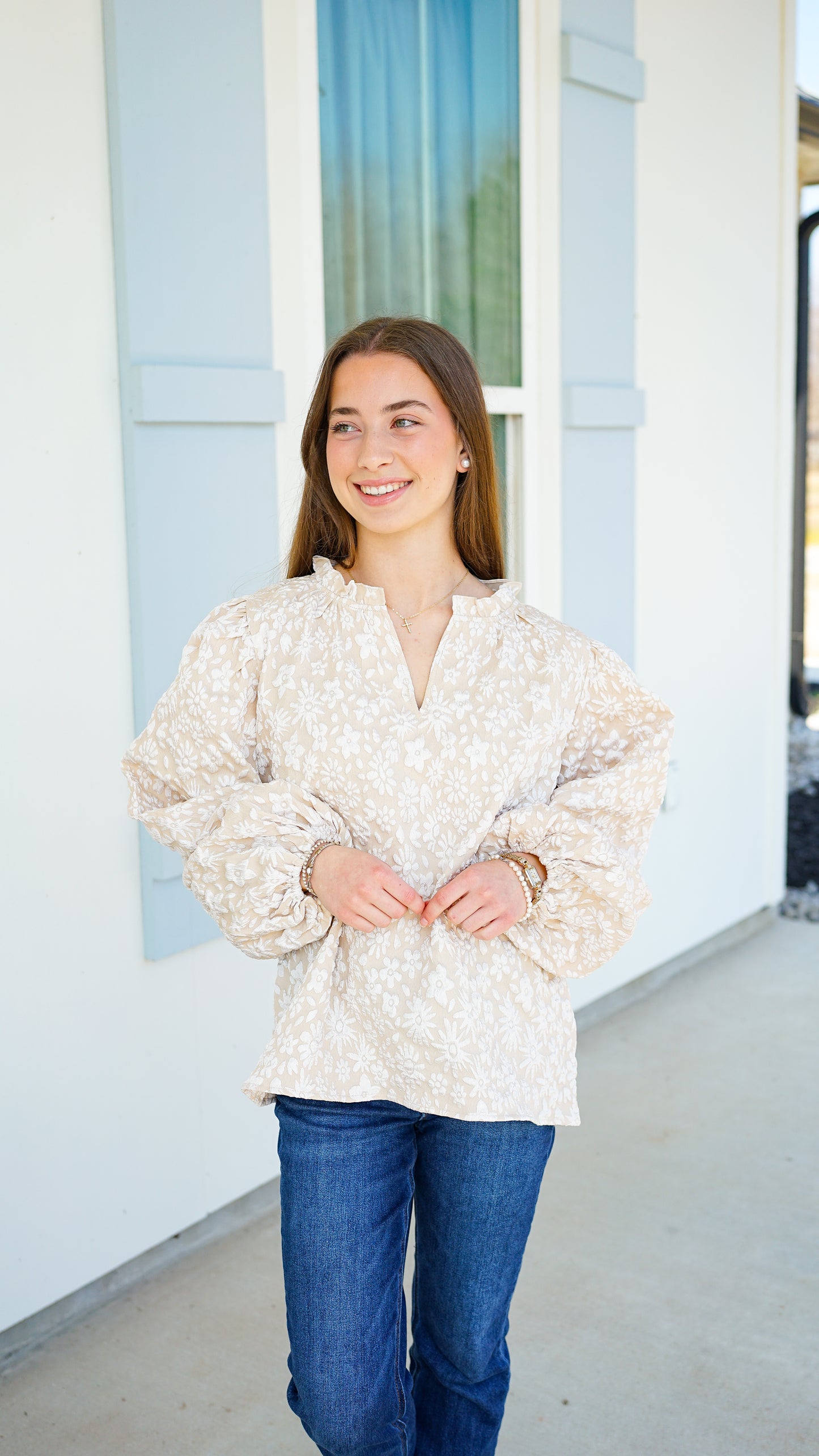 Grace Upon Grace Cream Long Sleeve