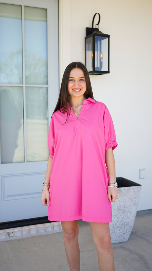 Effortless In Pink Dress