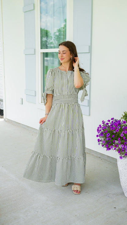 Sophisticated In Stripes Dress