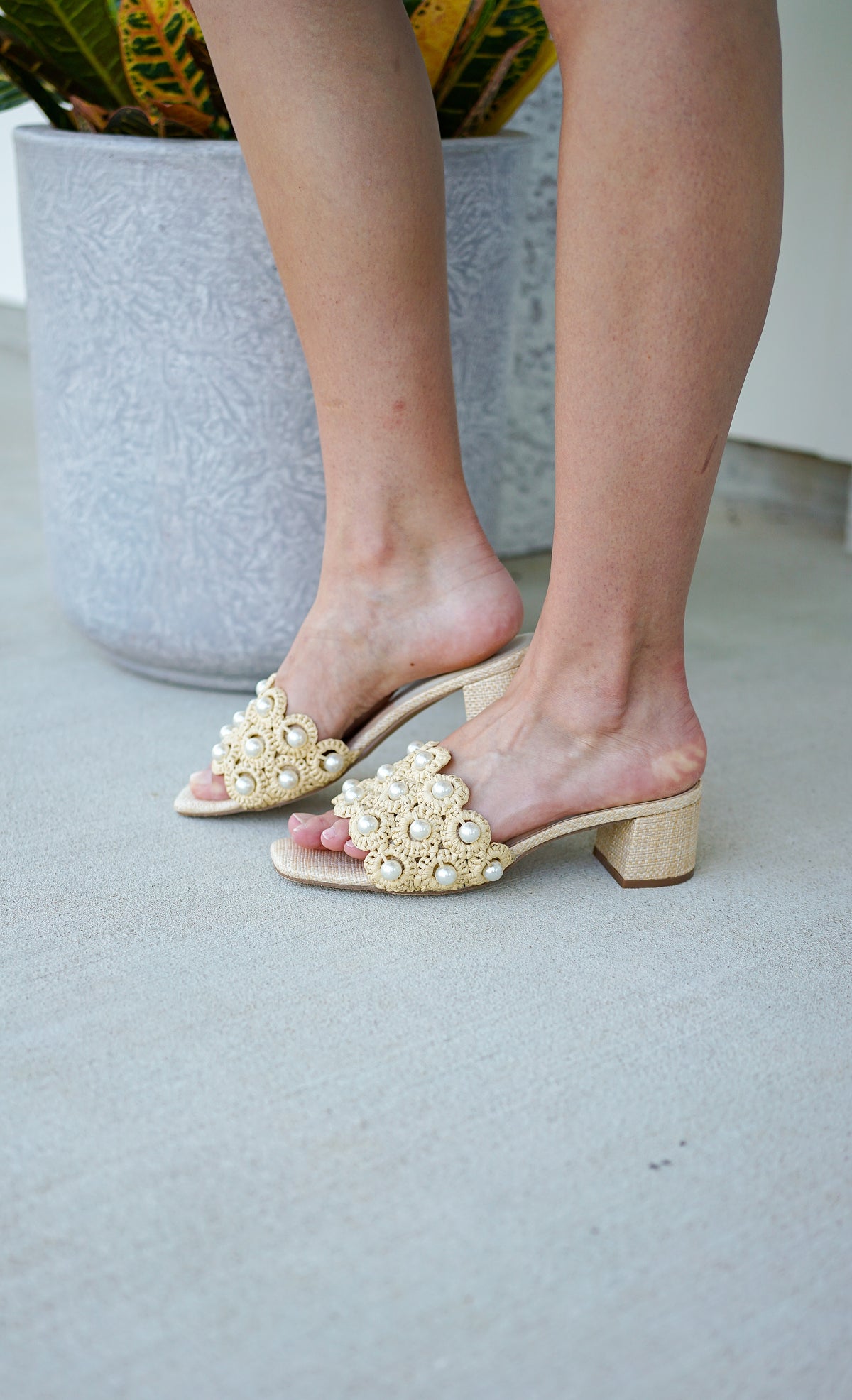 Pretty In Pearls Heels