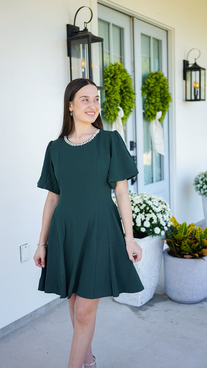 Elegant In Emerald Dress