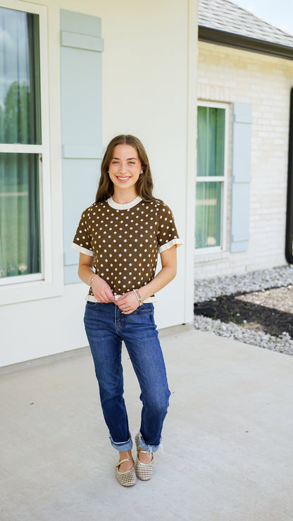 Polka Dot Pretty Top