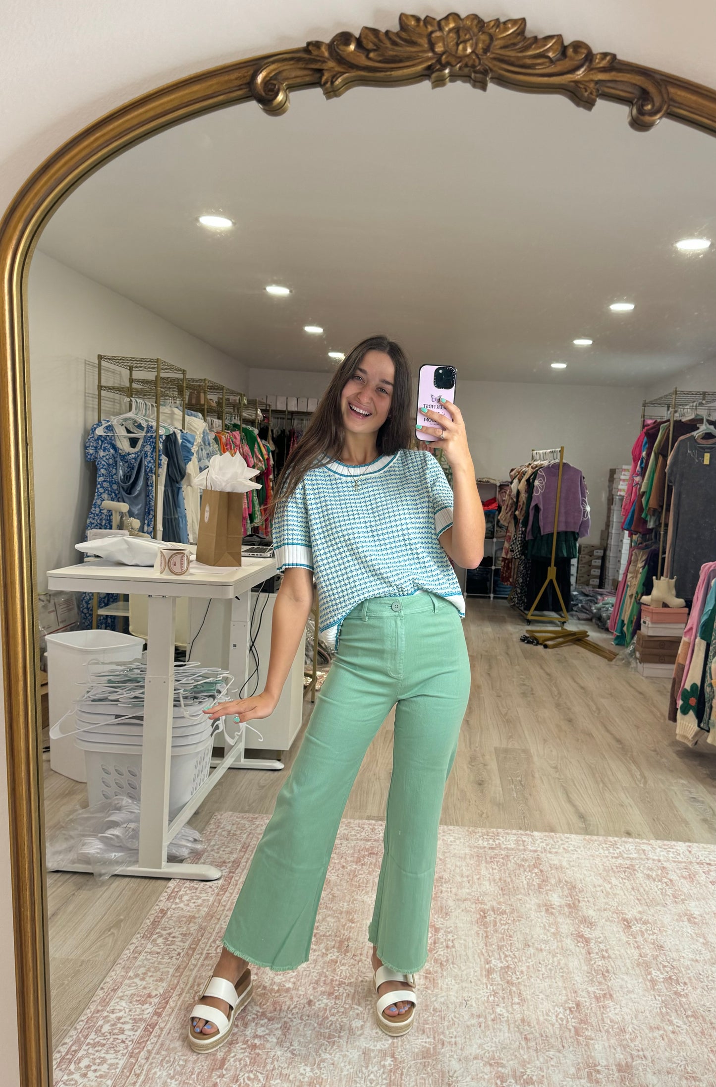 Perfect Fit Mint Pants