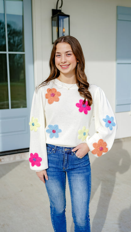 Let Love Bloom Sweater