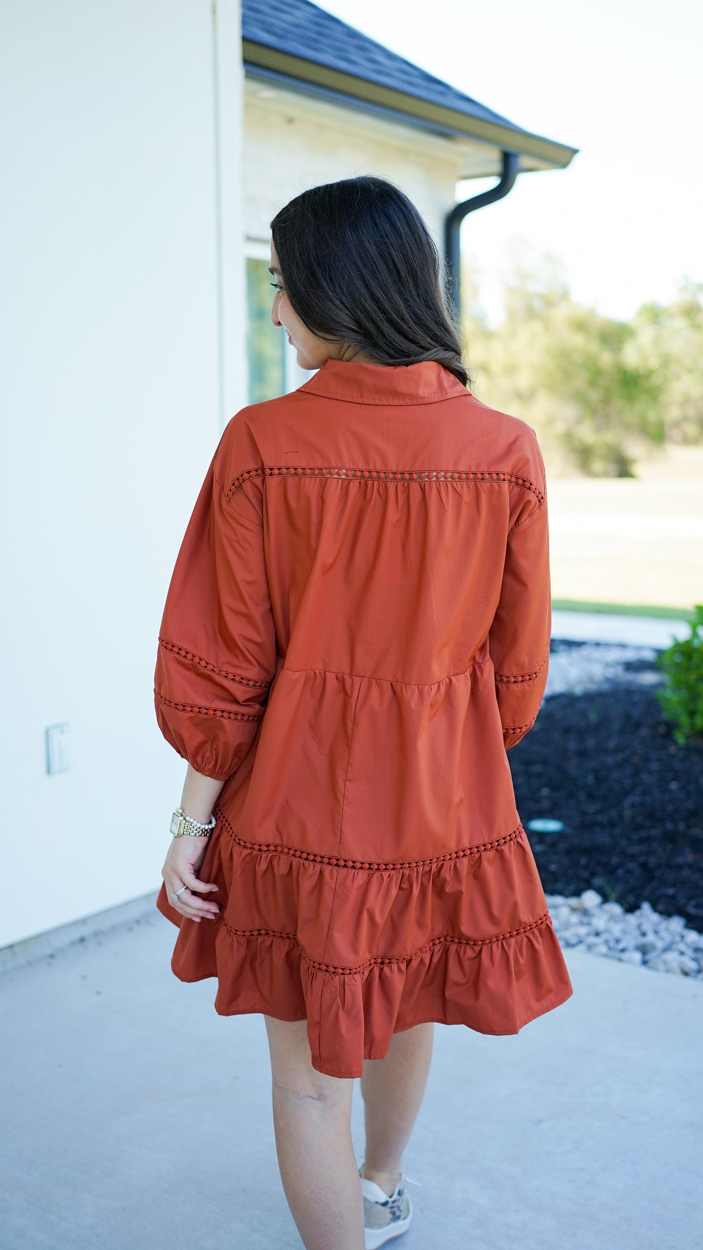 Peace of Christ Orange Dress