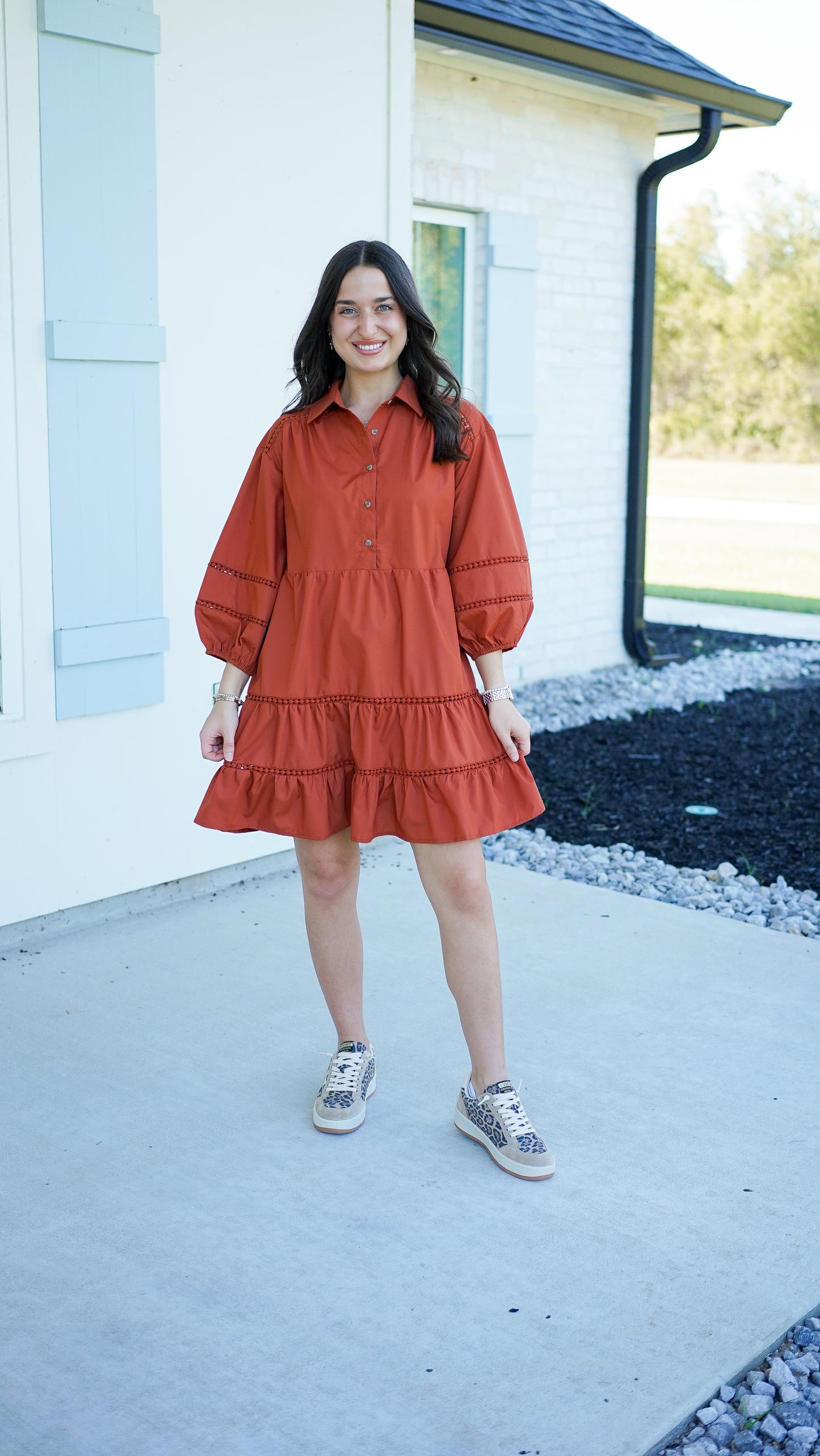 Peace of Christ Orange Dress