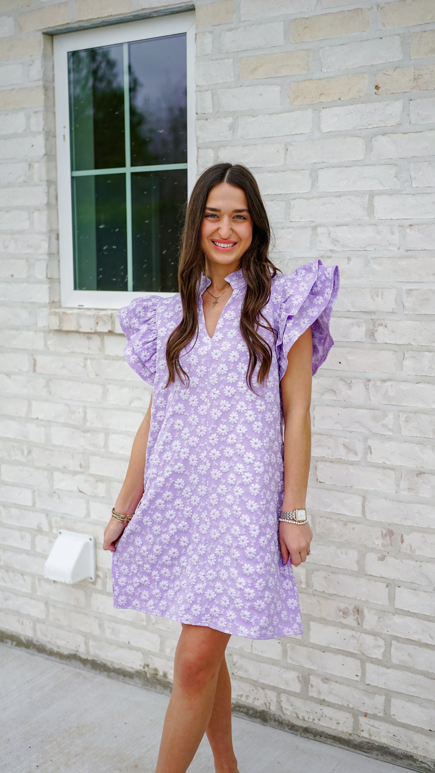 Frolick In Lavender Dress