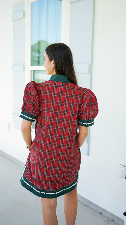 Christmas Plaid Dress