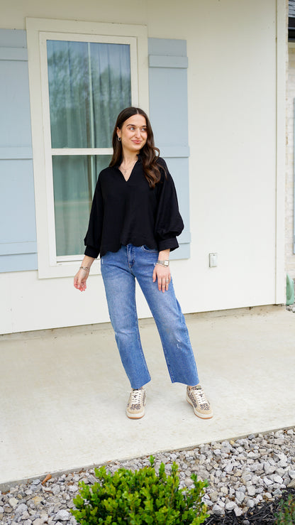 Don’t Overthink It Black Top
