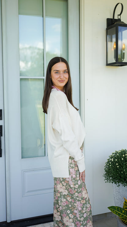 Nothing Like It Cream Sweater
