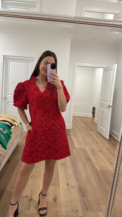 Cheerful Feelings Red Dress