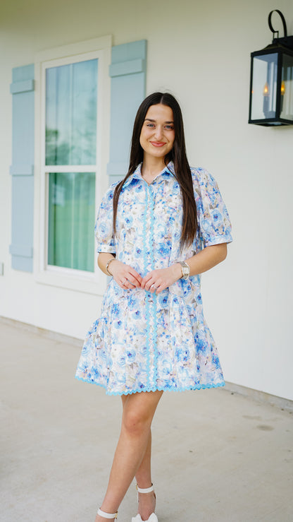 Blessings on Blessings Blue Dress