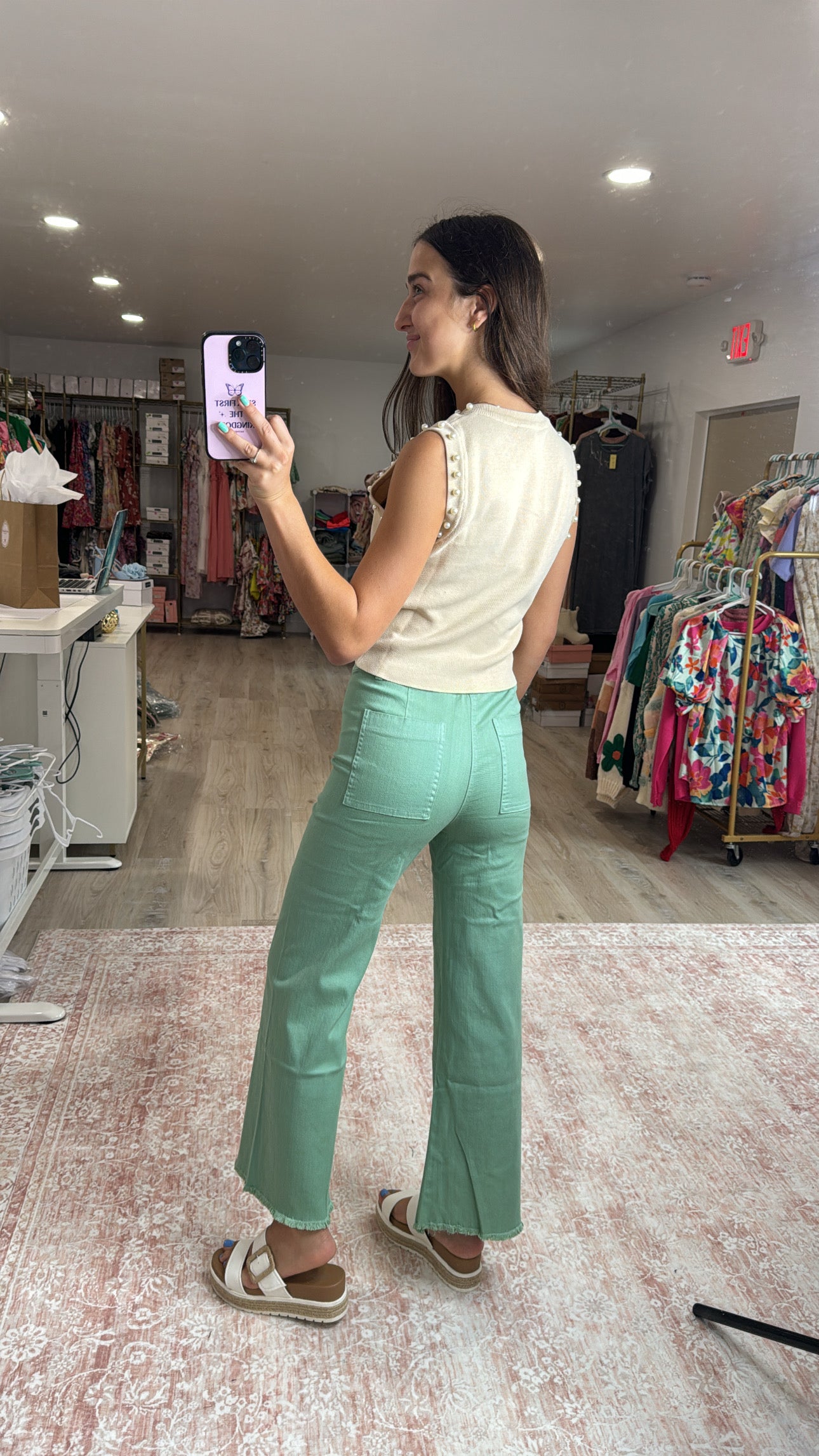 Perfect Fit Mint Pants