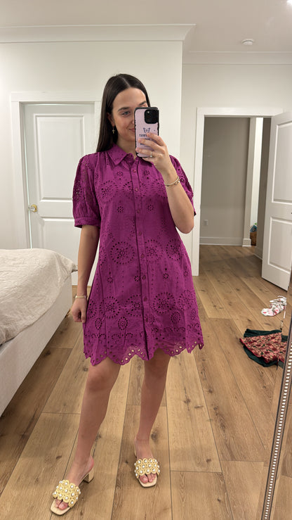 Feeling Special Magenta Dress