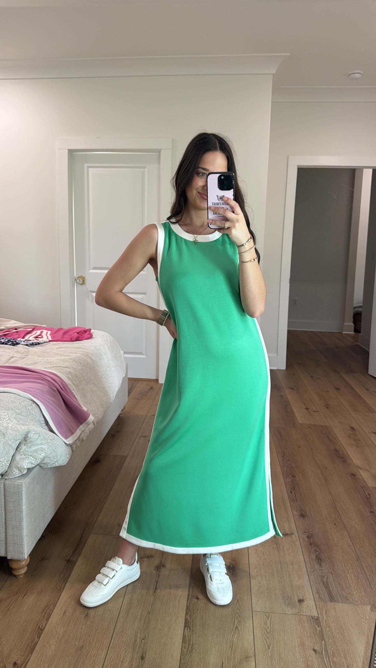 Some Kind of Comfy Green Midi