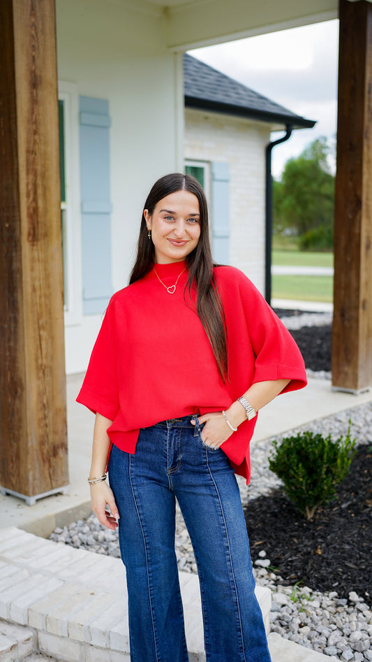 She’s a Keeper Red Sweater
